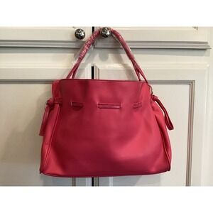 Badgley Mischka Satchel Shoulder Bag Convertible Tote Hot Pink MSRP $149